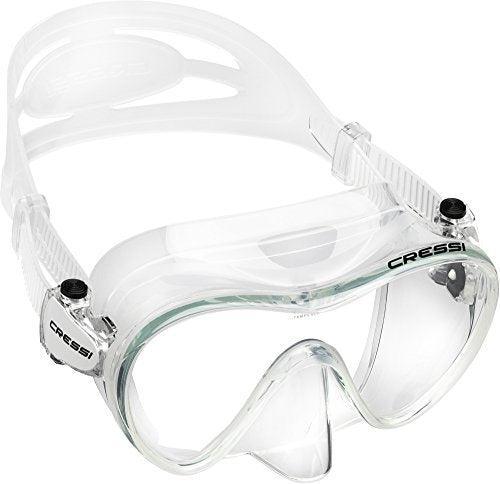 Cressi F1 Frameless Mask, Clear-