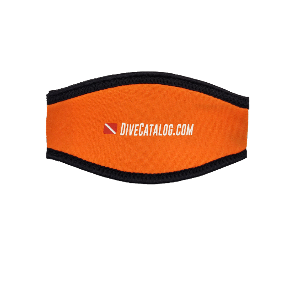 DiveCatalog Neoprene Mask Strap Cover-Orange-