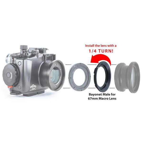Fantasea Bayonet Male for 67mm Macro Lens-