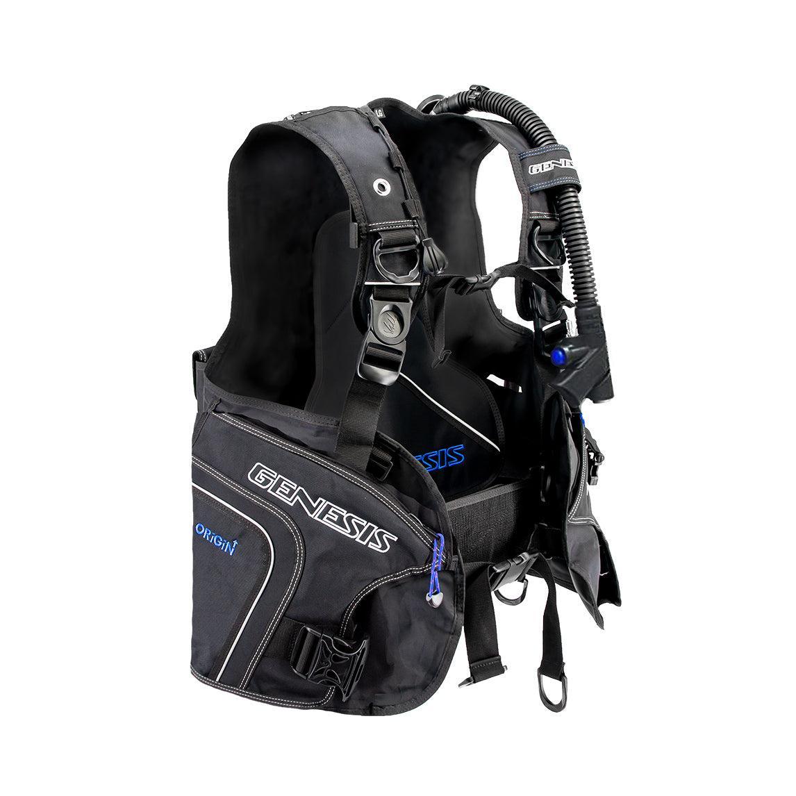 Genesis Origin Durable Weight Integrated Jacket Style Buoyancy Compensator-XS-