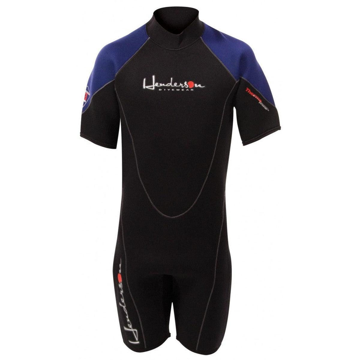 Henderson 3mm Thermoprene Child Shorty-Black/Blue-2-