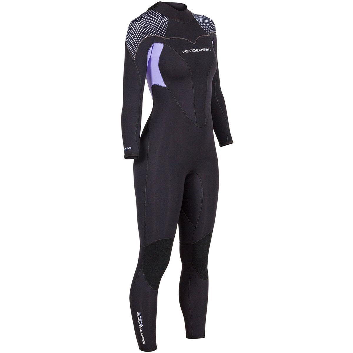 Henderson 3mm Thermoprene Pro Jumpsuit Womens-Black/Lavender-10-