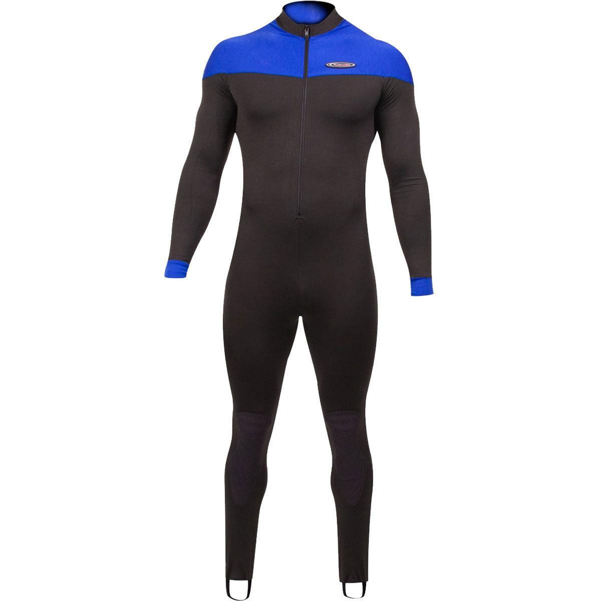 Henderson Polyolefin Jumpsuit/ Spine Pad-Black/Blue-3XL-