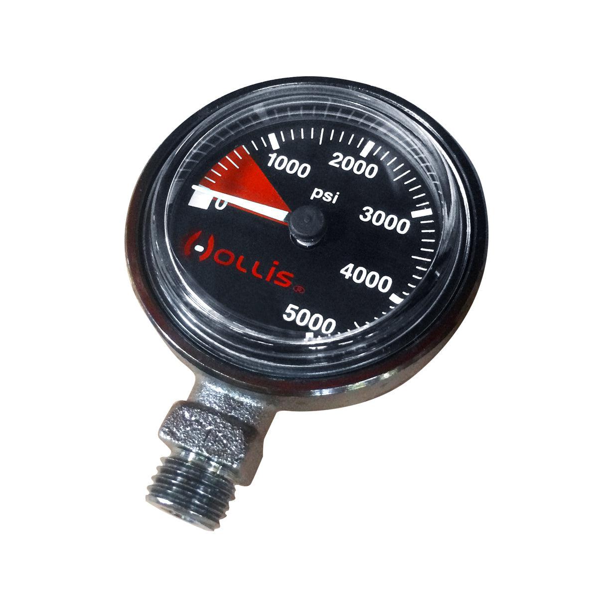 Hollis Low Profile Pressure Gauge Module Metal w/o Boot-PSI
