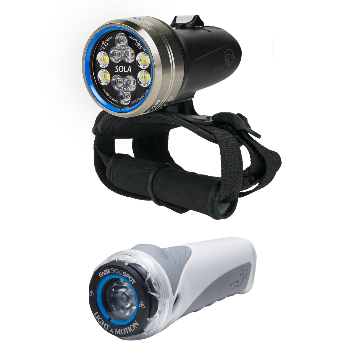 Light & Motion SOLA Dive 2500 S/F Combo (Includes: GoBe 500 Spot)-