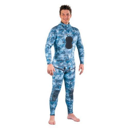 Mares Instinct Wetsuit 3.0mm Jacket - Camo Blue S2-