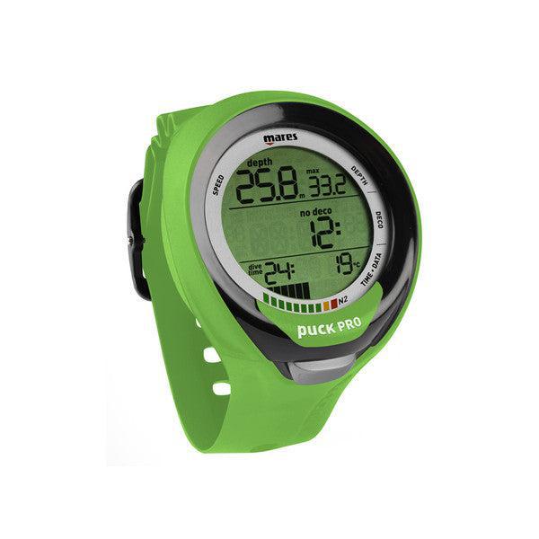 Mares Puck Pro Plus Dive Computer-Lime/Black
