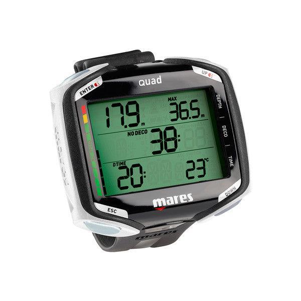 Mares Quad Dive Computer-Black/White
