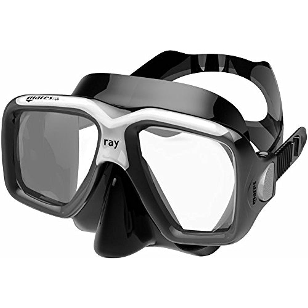Mares Ray Diving Mask-Black/White