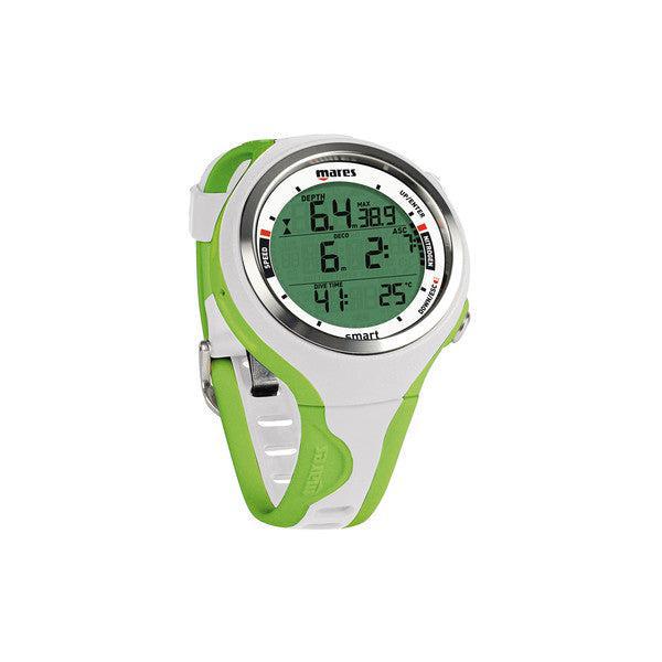 Mares Smart Wrist Dive Computer-White/Lime