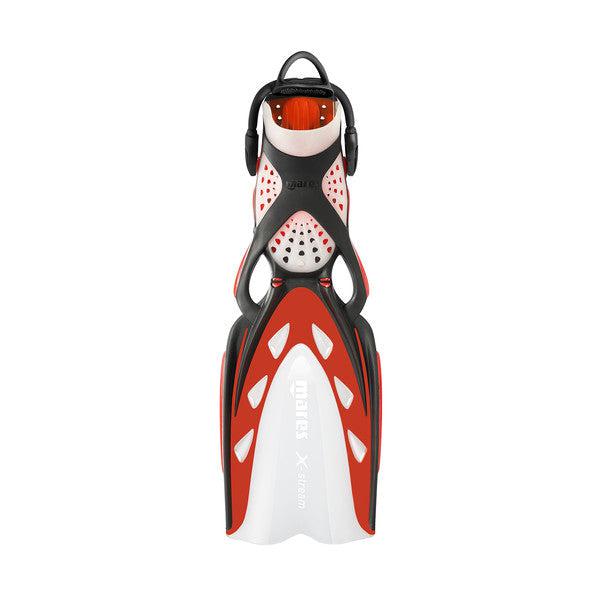 Mares X-Stream Bungee Strap Dive Fins-Red