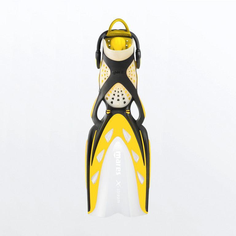 Mares X-Stream Open Heel Dive Fins-Yellow