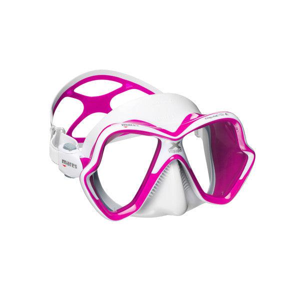 Mares X-Vision Ultra Liquidskin Dive Mask-Pink/White