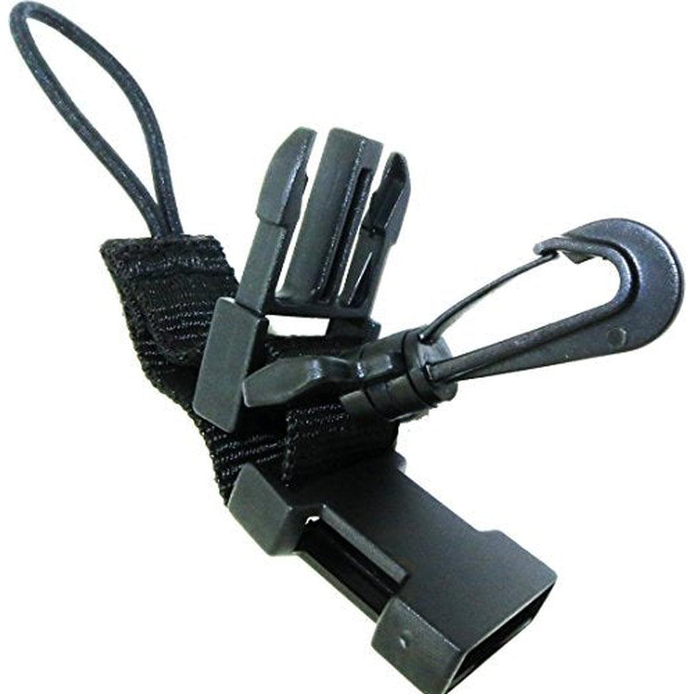 Multi-Purpose Clip with Male and Female Quick Release Clip and Bungee Cord Scuba Accessory Essentials by DiveCatalog-