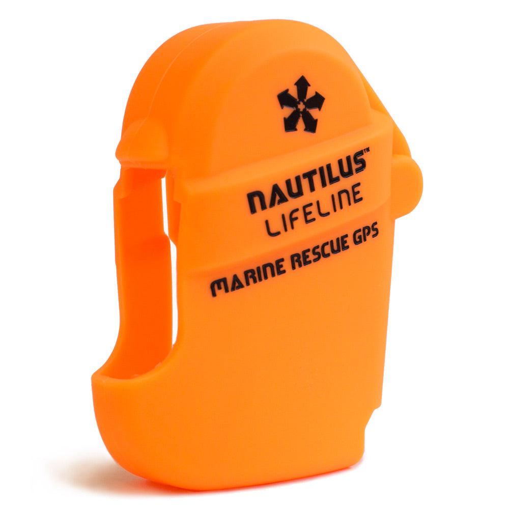Nautilus LifeLine Marine GPS and Silicone Pouch w/ free DiveCatalog's Coil Lanyard-