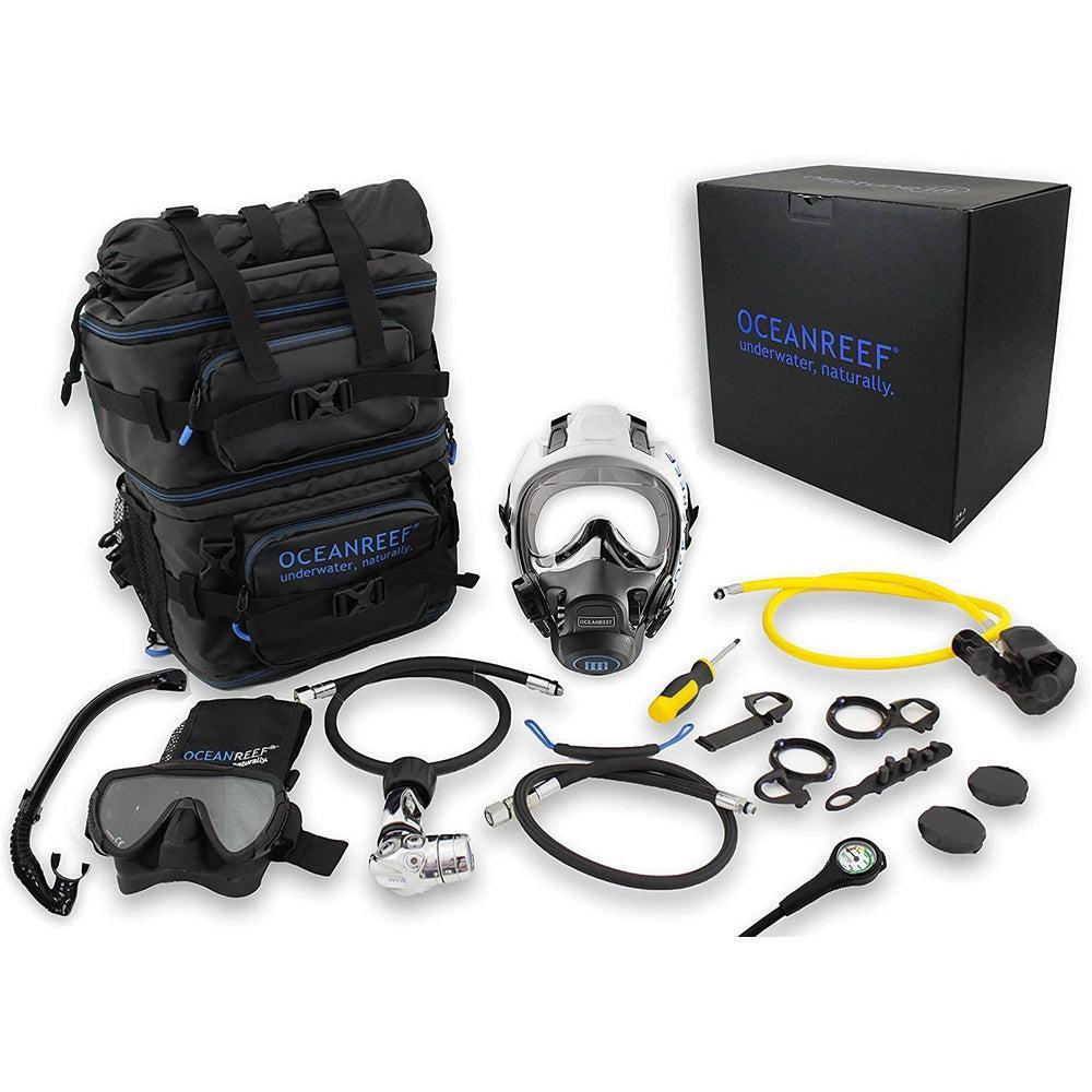 Ocean Reef Neptune III Package - Black Mask + INT 1st Stage-