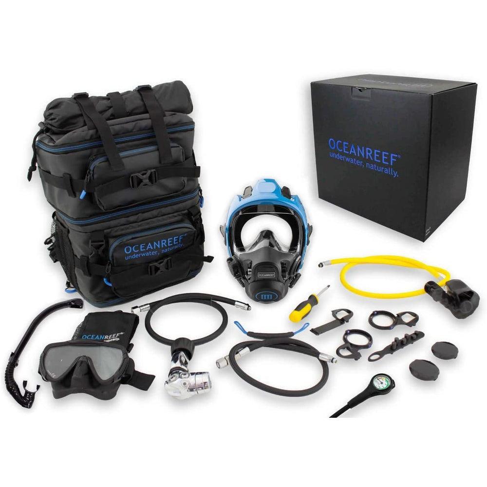 Ocean Reef Neptune III Package - Black Mask + INT 1st Stage-