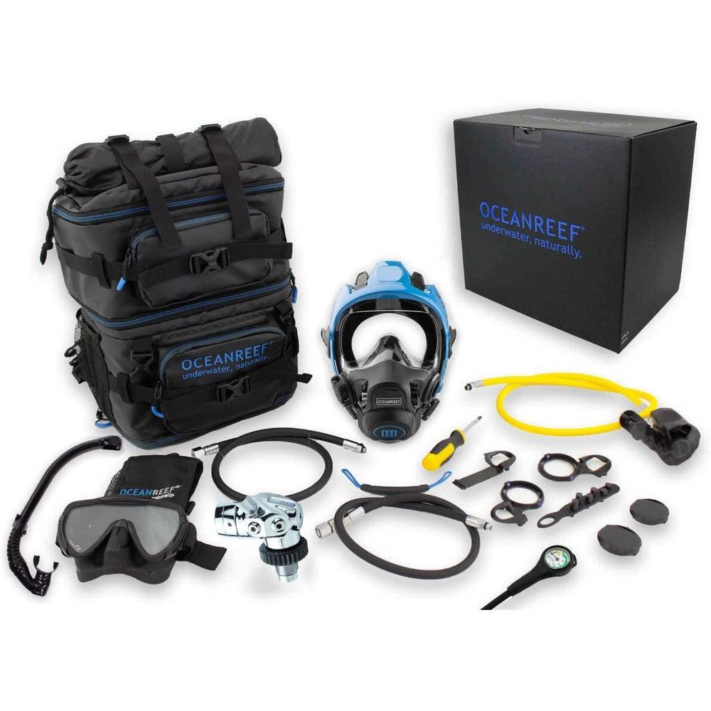 Ocean Reef Neptune III Package - Black S/M Mask + DIN 1st Stage-