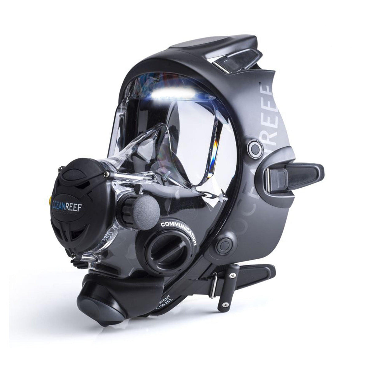 Ocean Reef Space Extender with Visor Light - Black, Medium/Large-