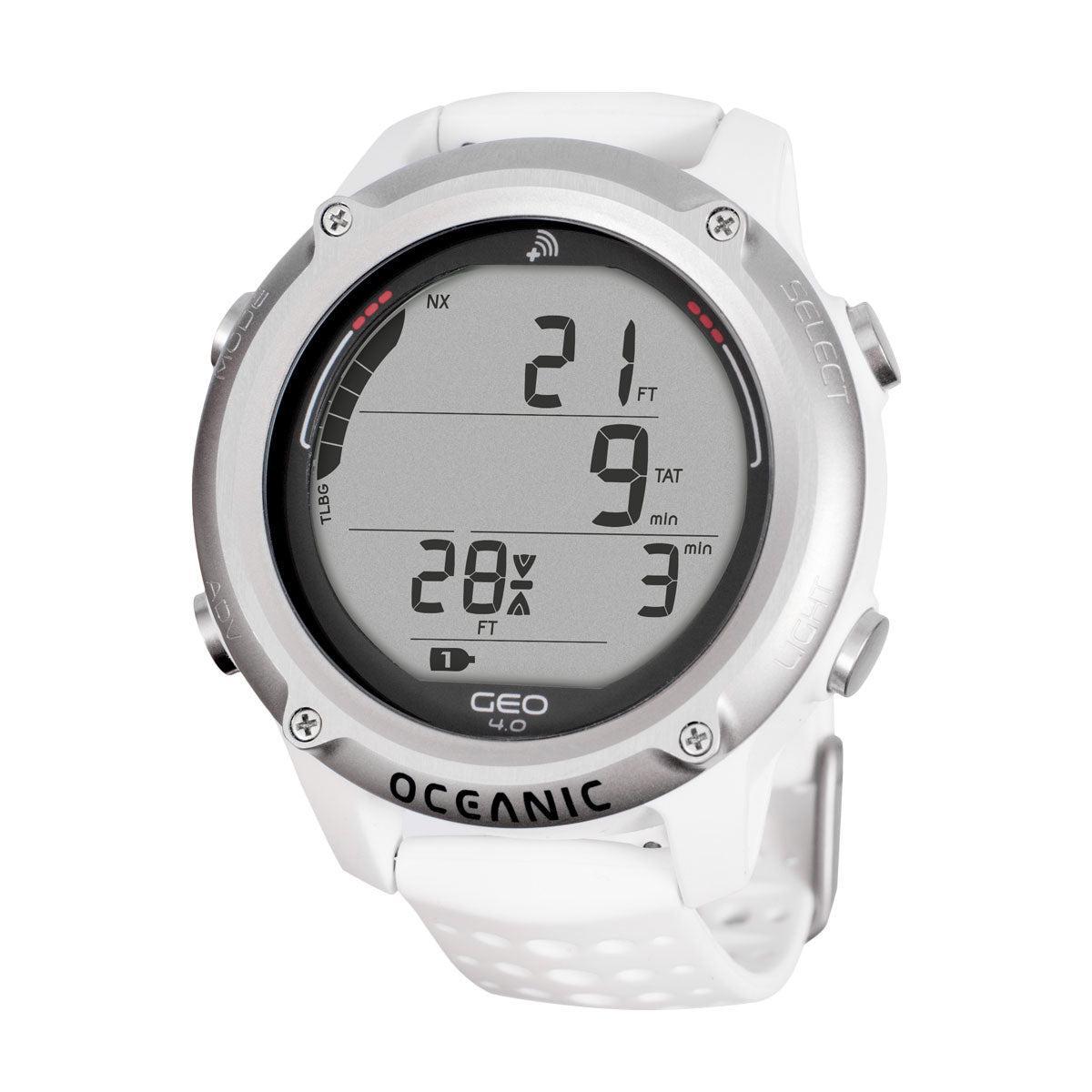 Oceanic GEO 4.0 Wrist Dive Computer-White