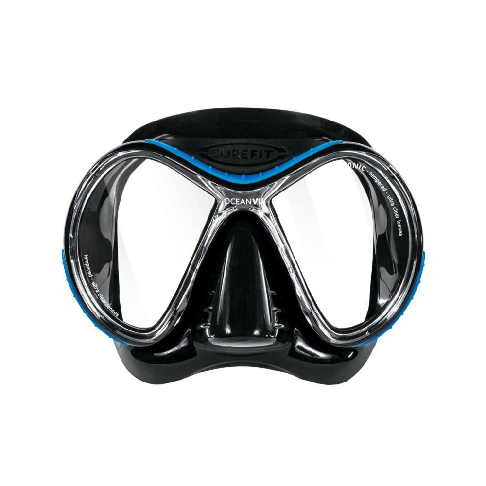 Oceanic OceanVu Lightweight Dive Mask-BLACK/BLUE