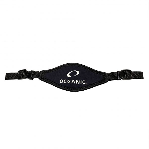 Oceanic Shadow and Mini Shadow Comfort Dive Mask Strap-BK