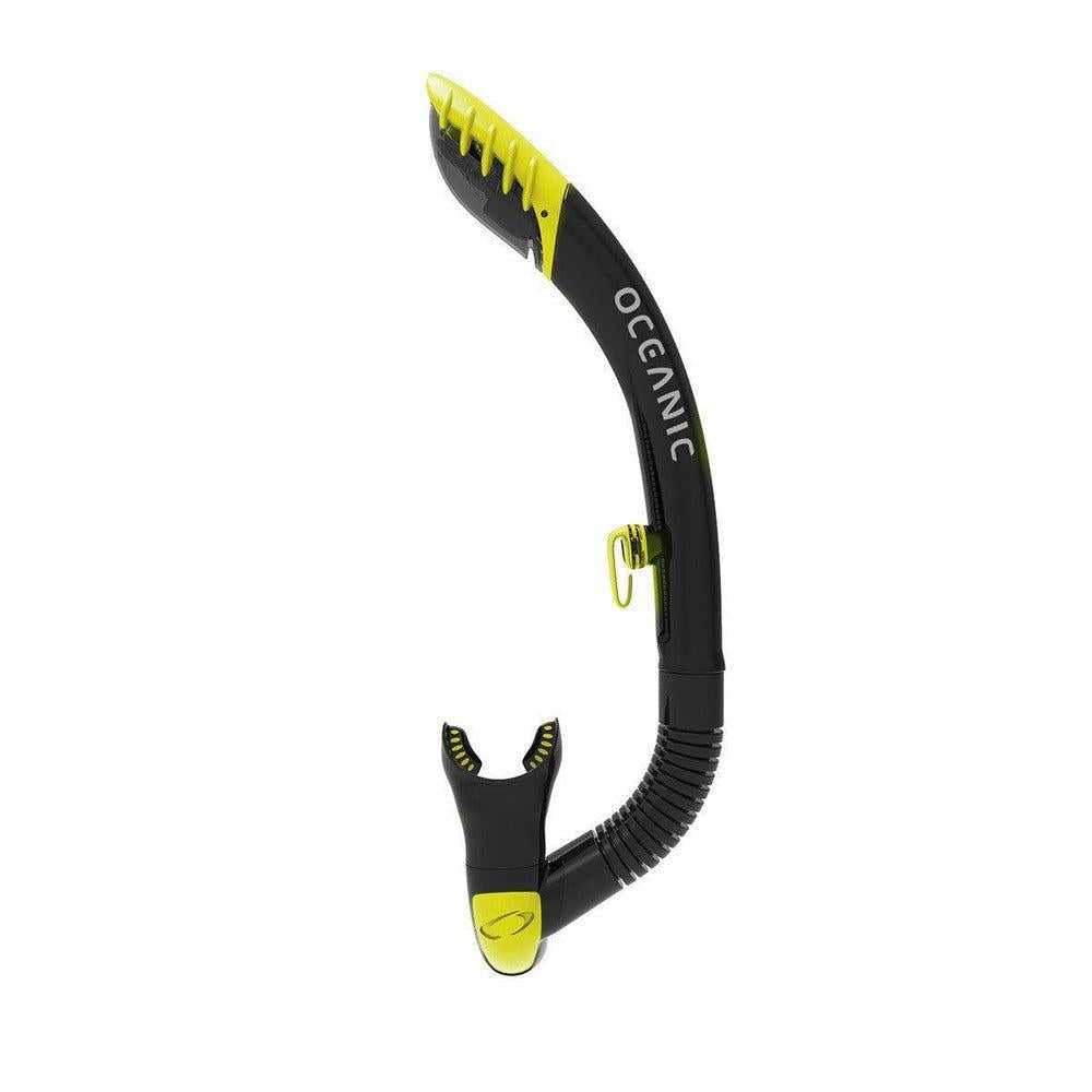 Oceanic Ultra Dry 2 Dive Snorkel-BLACK/YELLOW
