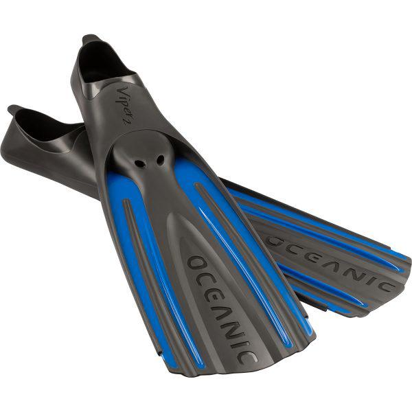 Oceanic Viper 2 Full Foot Scuba Diving Fins-OCEANIC BU