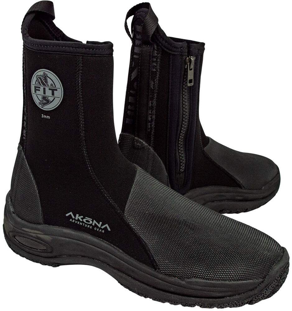 Open Box Akona 6mm Fit Molded Sole Dive Boot-13-