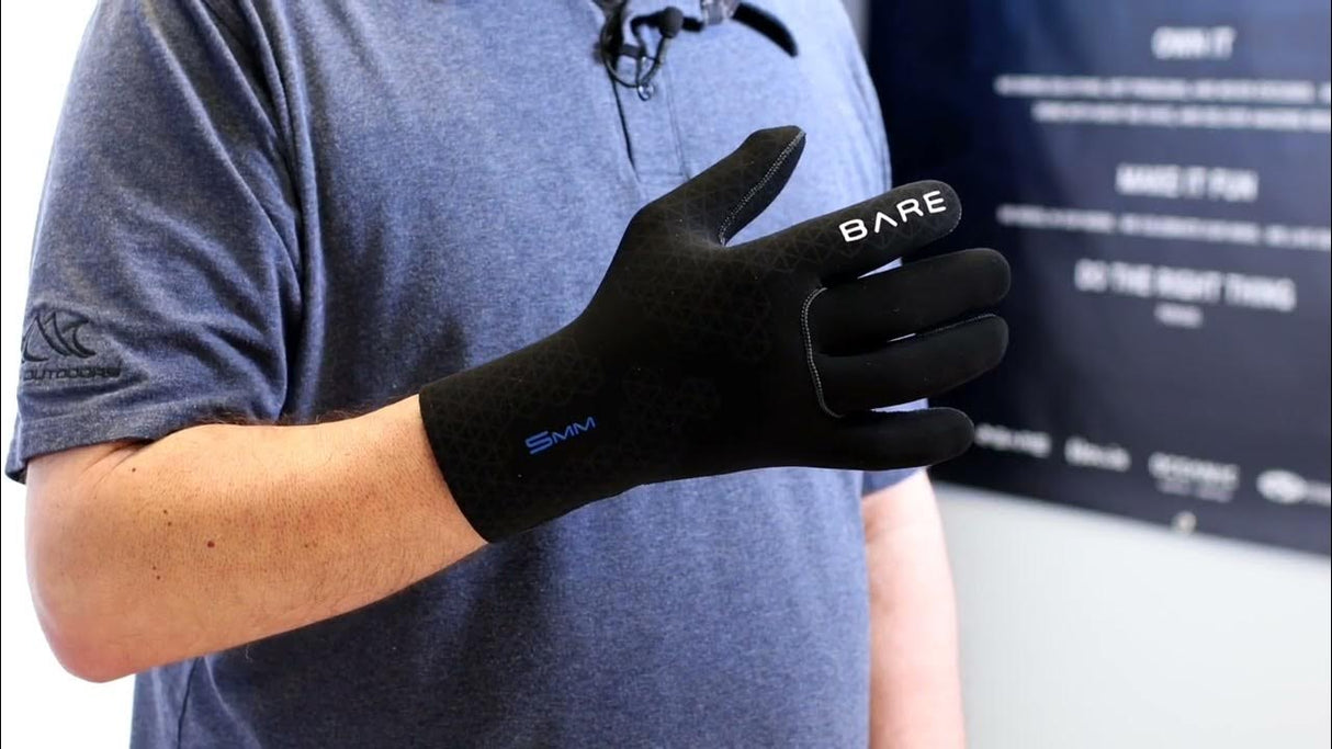 Open Box Bare 3mm S-Flex Dive Gloves-