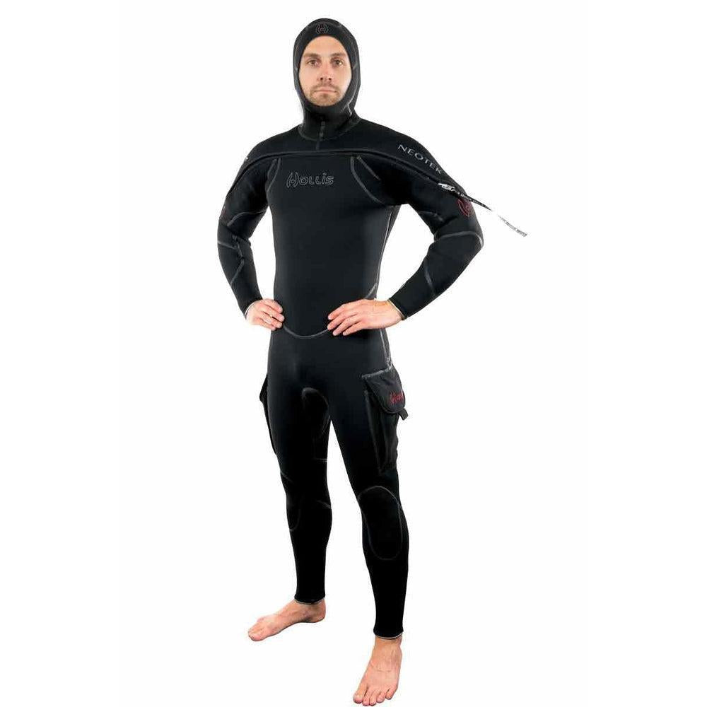 Hollis Neotek 8/7/6 MM Coldwater Hooded Semi-Dry Wetsuit-