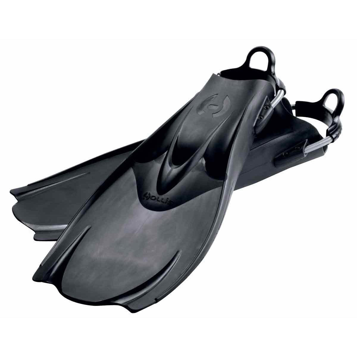 Open Box Hollis Scuba Diving F-1 Bat Fin-Black-Regular-