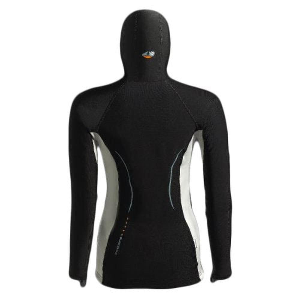 Open Box LavaCore Womens Hooded Long Sleeve Shirt (Black, 4 / XXXS)-