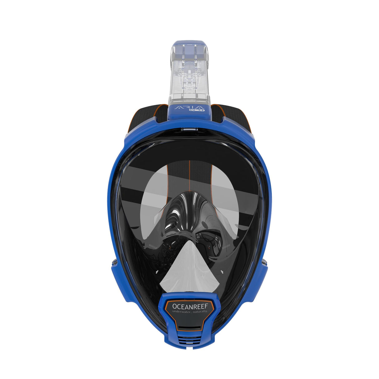Open Box Ocean Reef Aria QR+ with Camera Holder Snorkeling Mask and Snorkie Talkie-
