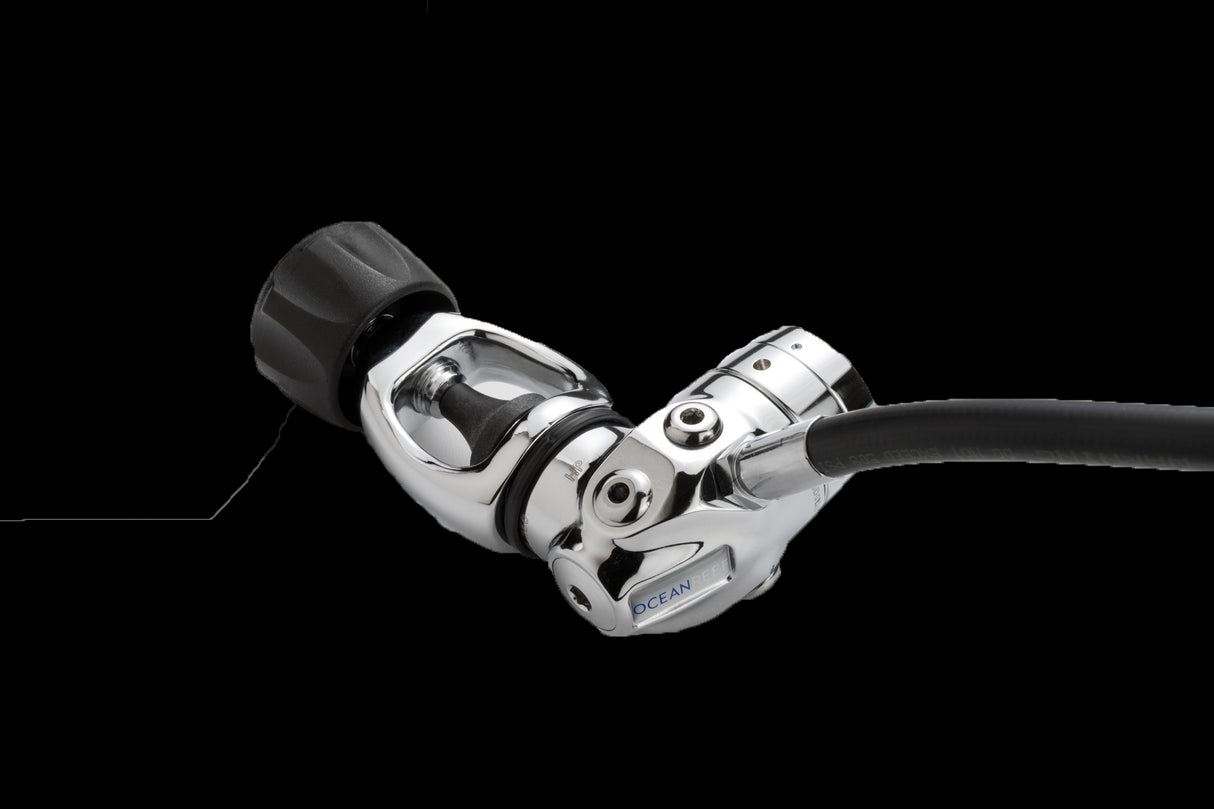 Open Box Ocean Reef Neptune III Package - Diving Full face mask w/int 2nd st, surface air valve, hose, pressure gauge, octopus, SL35TX INT first stage + bump + quick connection hose-