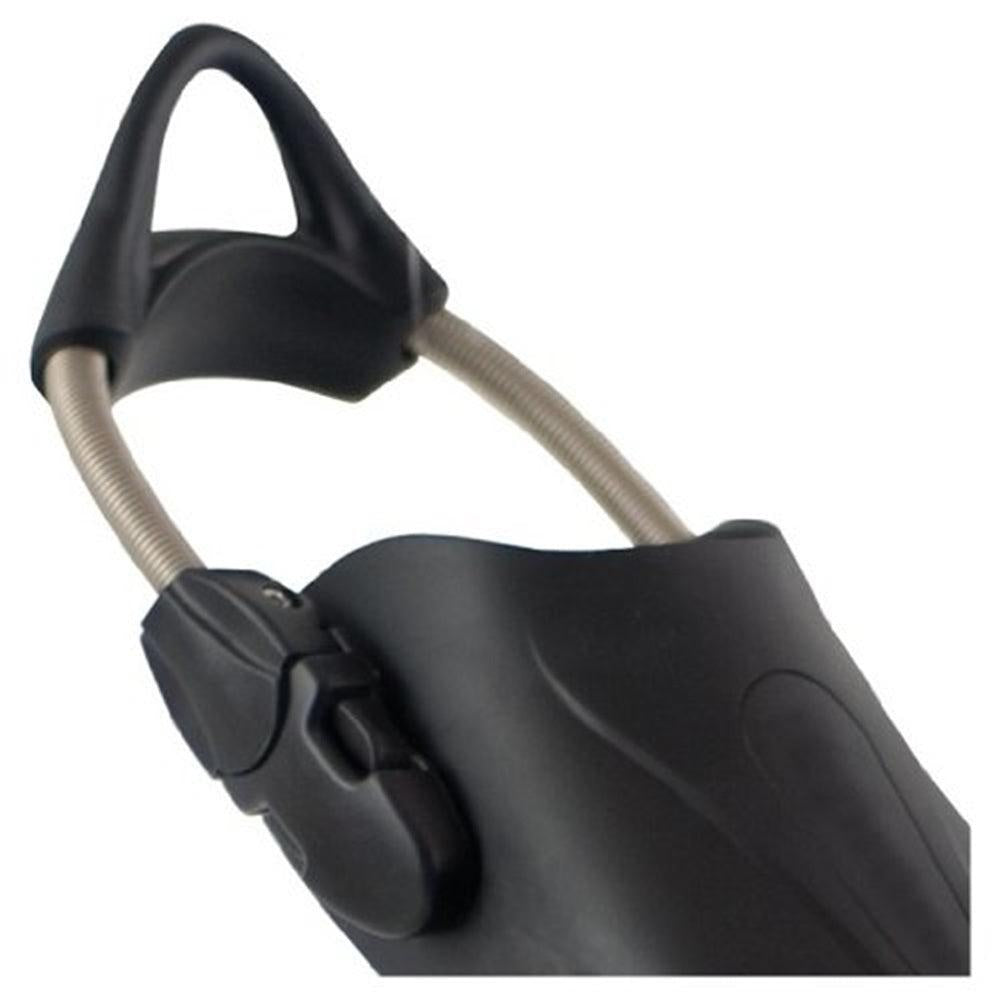 Used Oceanic Vortex V-16 Split Fins for Scuba Diving and Snorkeling-Blue