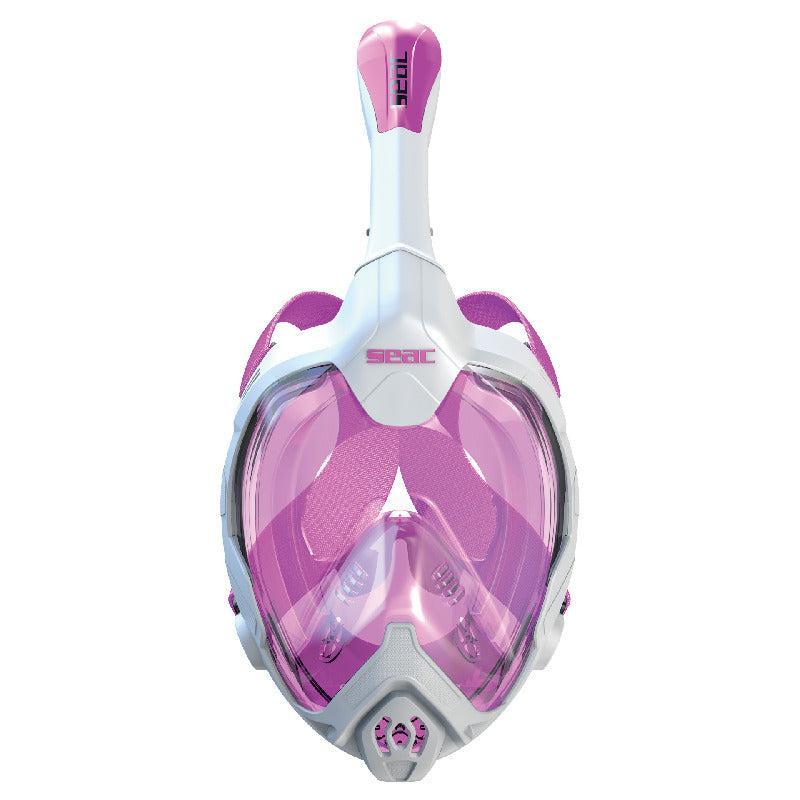 Open Box Seac Magica/Fun Full Face Mask-White/Pink-XS/S-