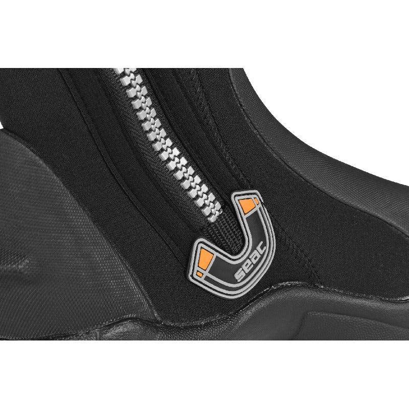Open Box Seac Pro HD with Side Zipper, 6mm Neoprene Boots-