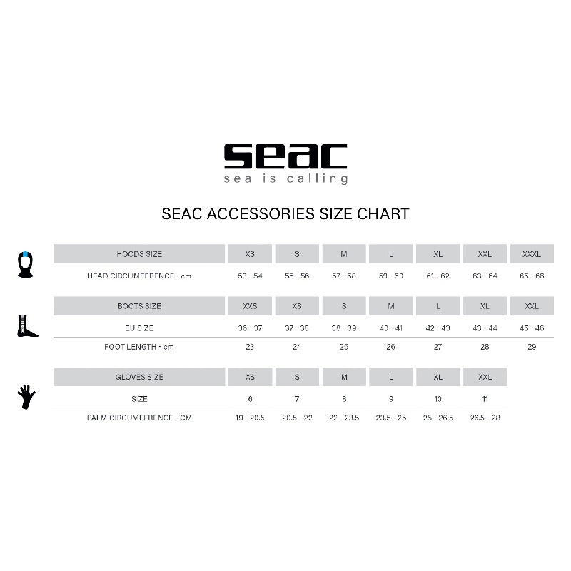Open Box Seac Ultraflex 3.5mm Neoprene Gloves-