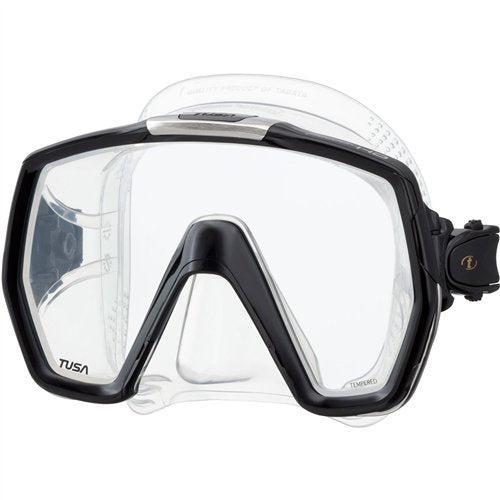 Open Box Tusa Freedom HD Mask-Black-Acceptable-