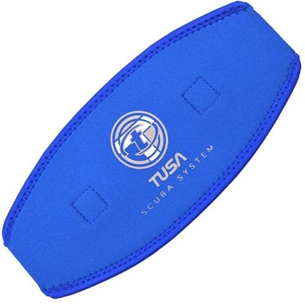 Open Box TUSA Neoprene Wide Comfort Mask Strap Cover-Blue-Like New-