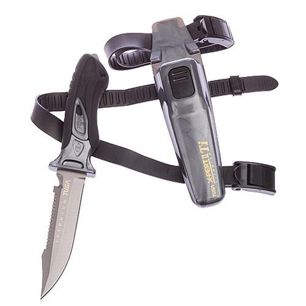 Open Box Tusa X-Pert II Titanium Knife - Silver-