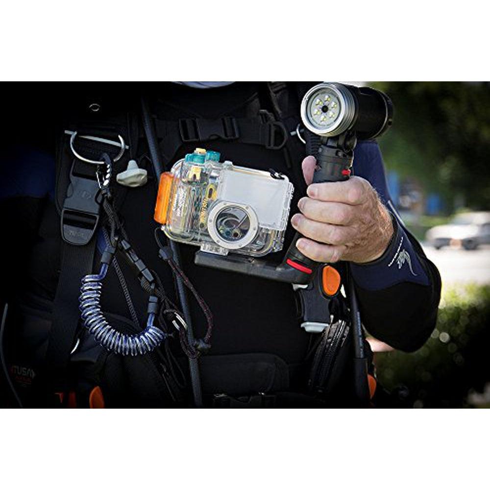 Quick Release Coil Lanyard with Buckle Scuba Essentials by DiveCatalog-