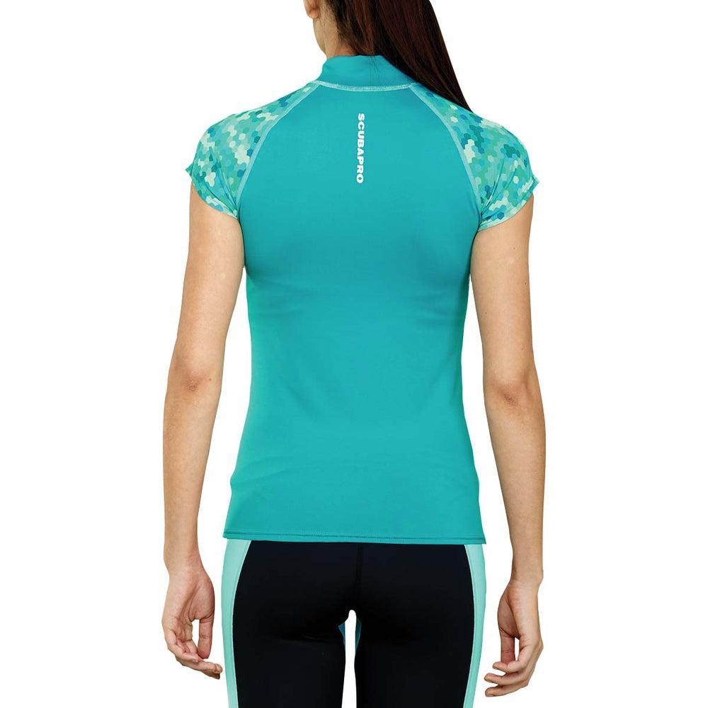 ScubaPro Caribbean Capped Sleeve Womens Rash Guard-