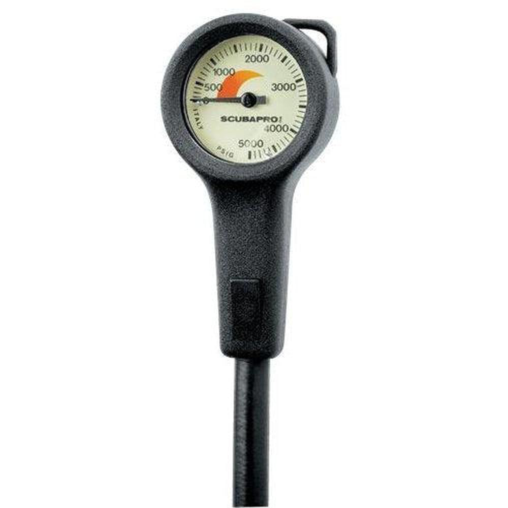 Scubapro CompactPressure Gauge Console w Boot / HP hose-