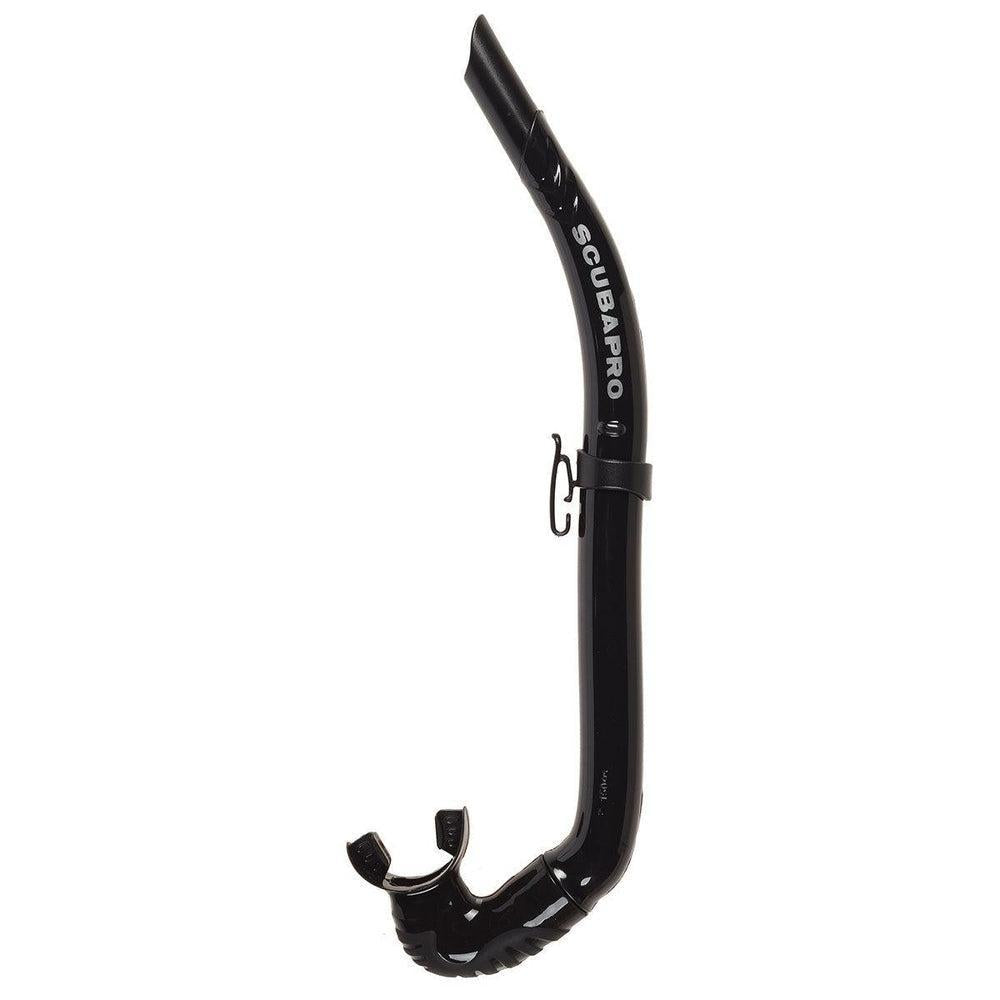 Scubapro Curve Open Top Adult Scuba Diving Snorkel-Black