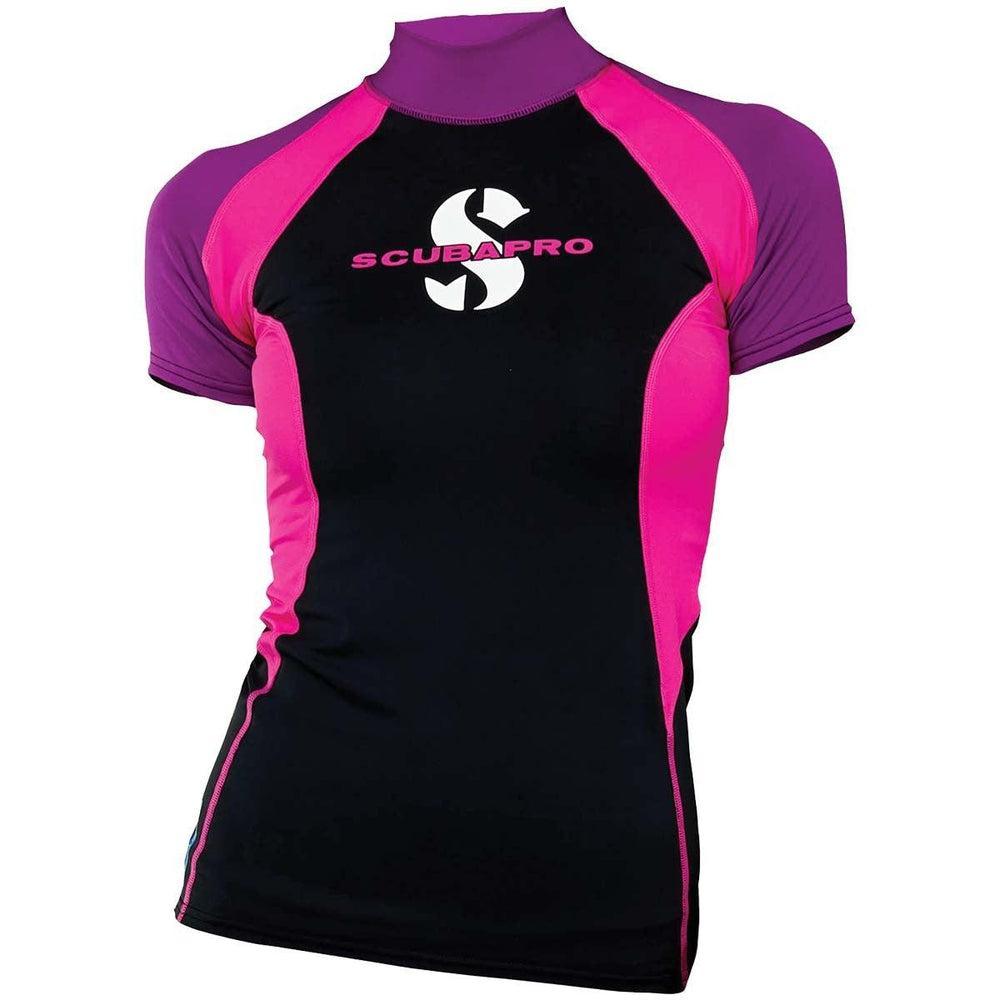 ScubaPro Jewel UPF 80 T-Flex Short Sleeve Womens Rash Guard-M