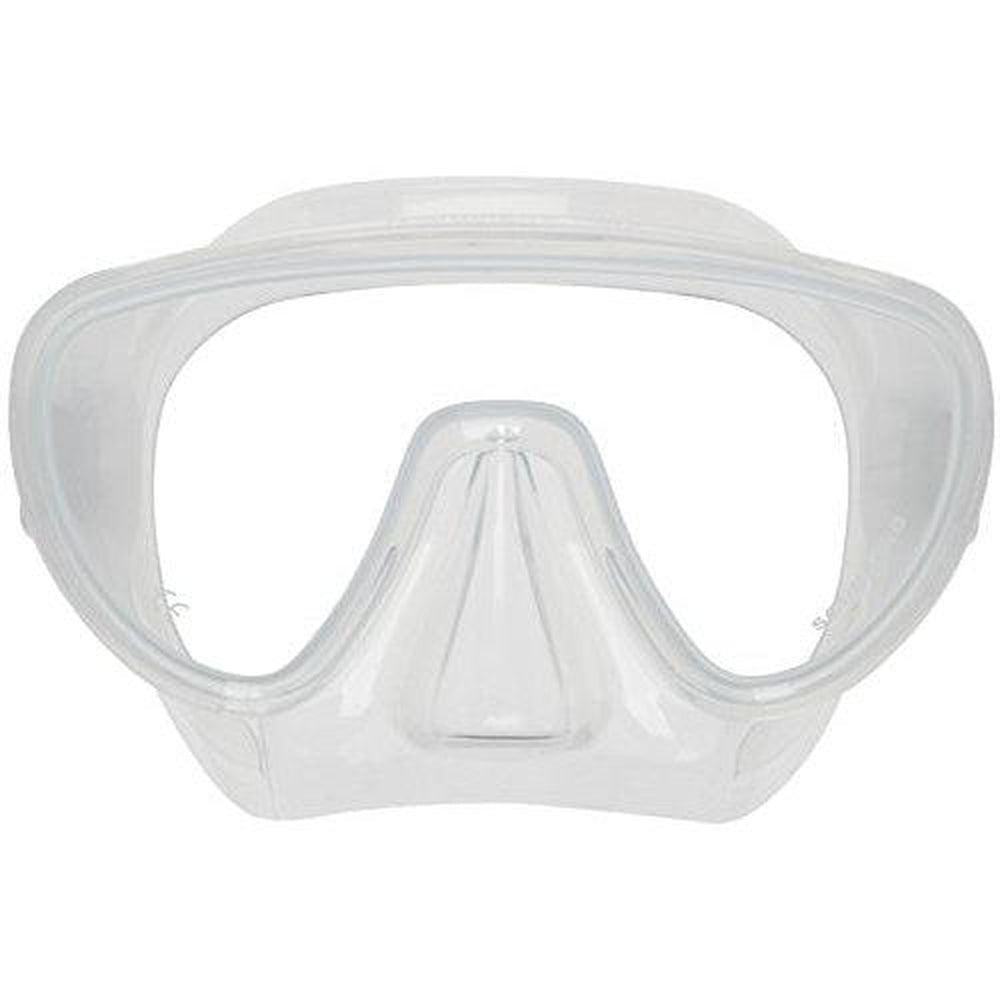 Scubapro Mini Frameless Single Lens Scuba Diving Mask-Clear Skirt