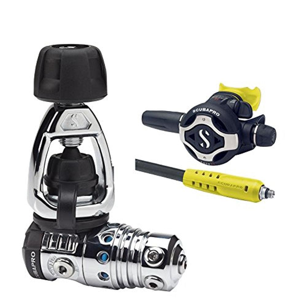 Scubapro MK25 EVO S620Ti Dive Regulator with Mouthpiece Hose Protector-Yellow