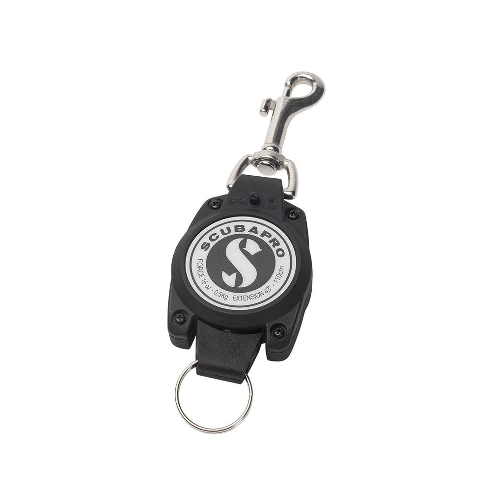 Scubapro Premium Retractor w/ Stainless Steel Bolt Snap for Tech Diving-